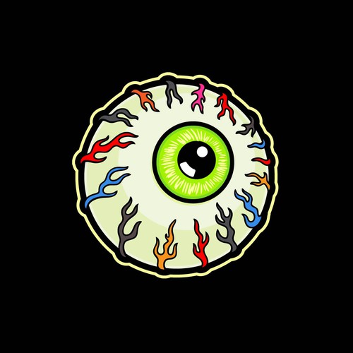 Techno Eyeball Design Design by r4pro