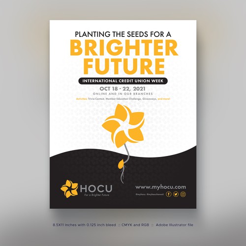 Design a Stunning Event Flyer for Credit Union Design by P I X 3 L