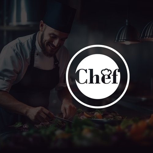 "CHEF": Food & Cooking Social Media Logo Design by reflect the style ™