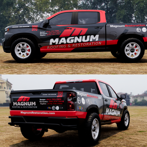 Full Truck Wrap Design Design by TANSA ART