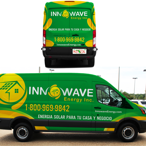 Create a capturing truck/car wrap for a Solar Installer on the Caribbean! Design by TANSA ART