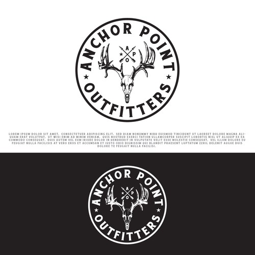 Vintage hunting logo to appeal to bow hunters of all generations Réalisé par Stranger007