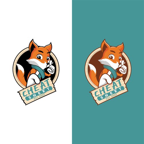 Unique descriptive combo mascot Logo that embodies the action of cheating on a test & shortcuts Design von DevDevit   ★ ★ ★ ★ ★