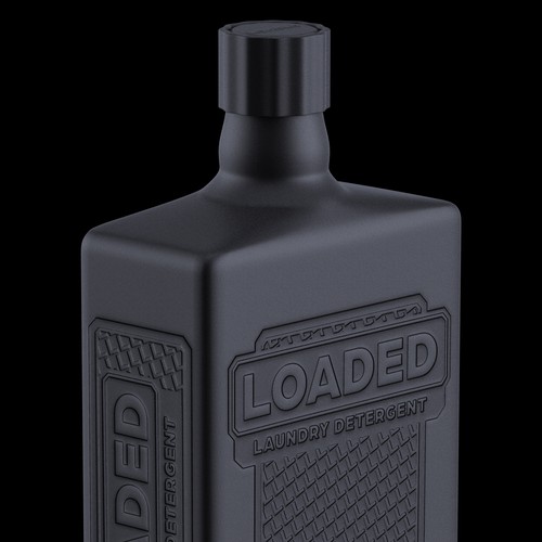 Masculine Cologne-Scented Laundry Detergent Bottle Diseño de Borisshija