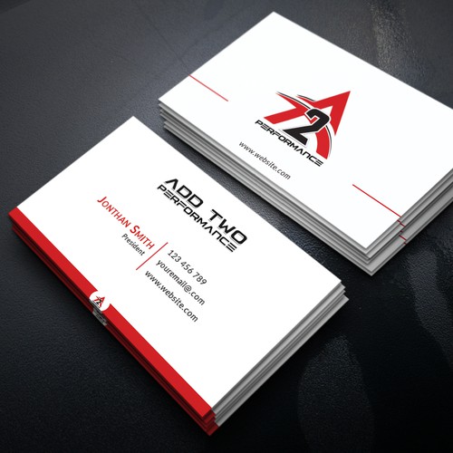 Professional Athlete Performance business card Design by mdikbal 83