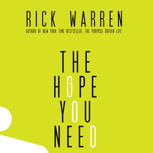 Design Rick Warren's New Book Cover Design by Pete Mendez