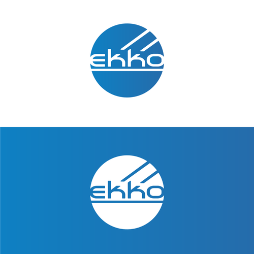 SIMPLE LOGO - ekko Letters then dm after Design by Mila K