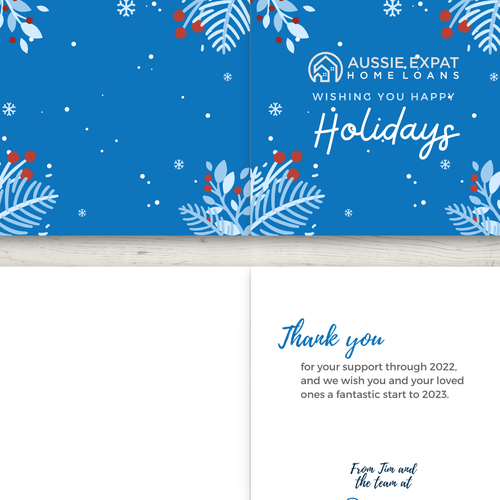 Corporate Christmas card design Design by Bezare