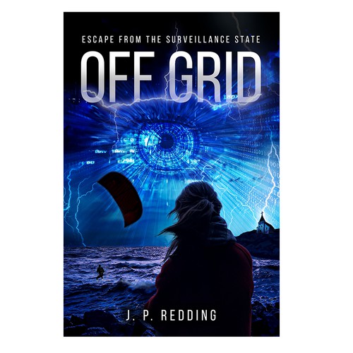 I need an irresistible book cover for my dystopian thriller. Design by desainbagus3