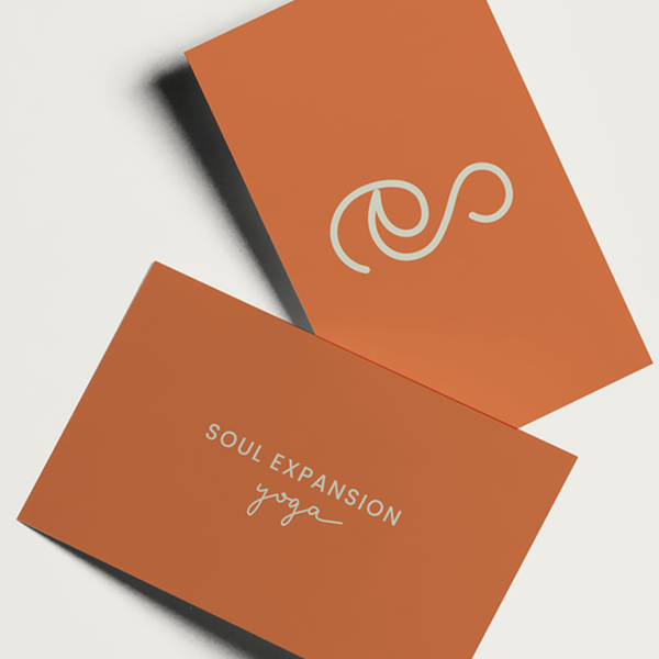 Minimalist Yoga Monogram Logo