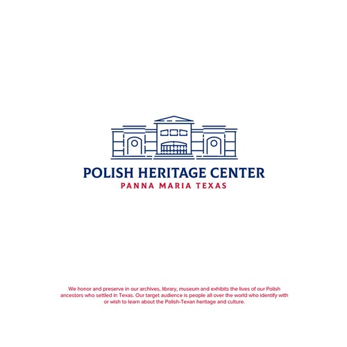 Polish Heritage Center - Panna Maria Texas - Logo creations invited! Design by tryniak