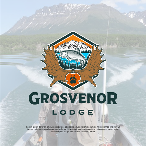 Logo Design for Remote Alaskan Fishing Lodge Design by Zept'ID99™