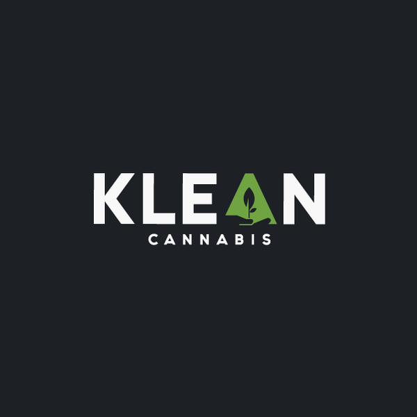 Awesome negative space logo done for Klean Cannabis
