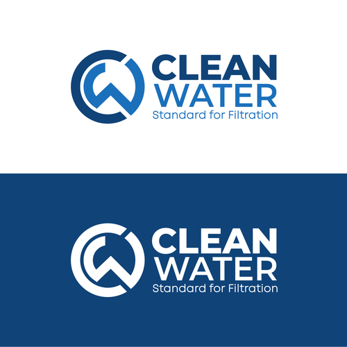 Simple Clean Logo for Water Filtration Company Design by putriyono