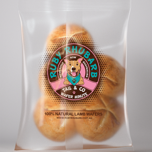 Ruby Rhubarb new product Labels Design by DnDesigner™