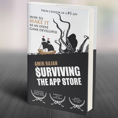 Create a cover for my book Surviving the App Store as an Indie Game
