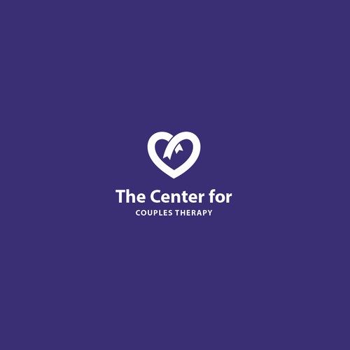 Simple, elegant logo to attract discerning couples therapy clients Design by Wodeol Tanpa Atribut