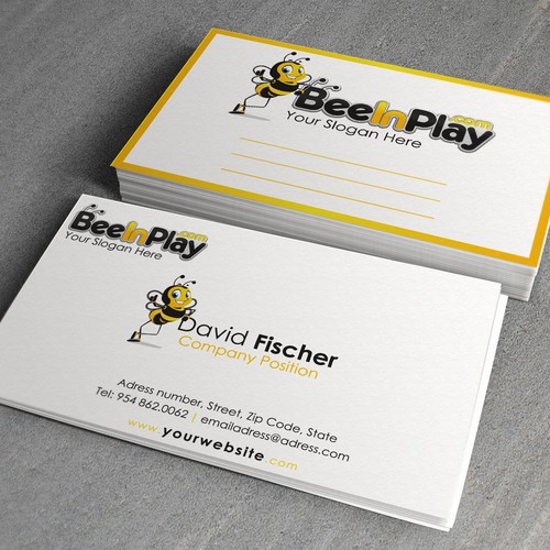 Help BeeInPlay with a Business Card Ontwerp door Nisa24_pap