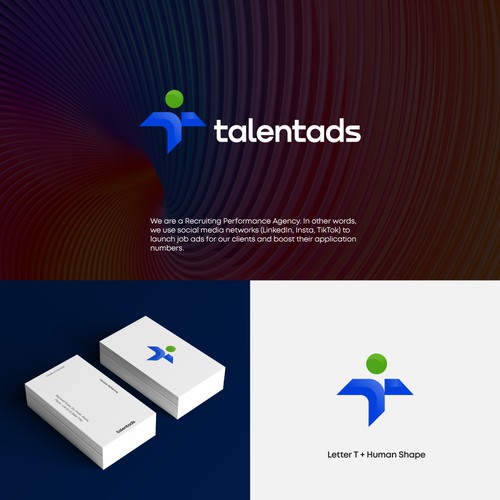 Design a modern, minimalistic logo for a Recruiting Performance Advertising Agency Design by Mithun Pramanik