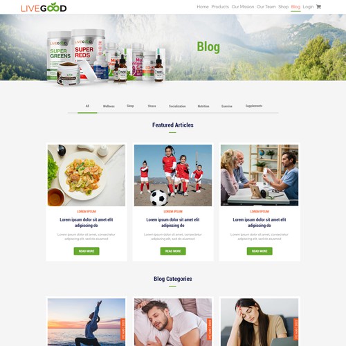 Web page design contest entry by Red Reef Pixel