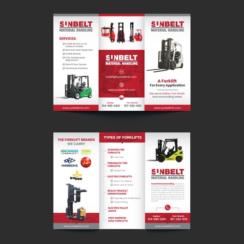 We Need A Powerful Brochure For A Forklift Dealership Design by HF Tushar