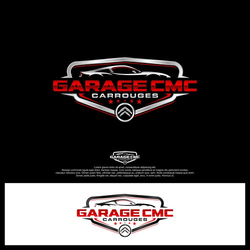 CREATION LOGO POUR GARAGE AUTOMOBILE CITROEN AVEC UN COTE FUN Design by the.yellowmortar