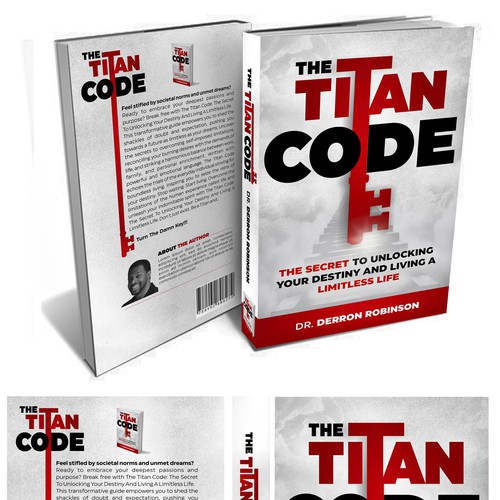 Design di Book Cover For "The Titan Code: The Secret To Unlocking Your Destiny And Living A Limitless Life" di José Manuel Guyot