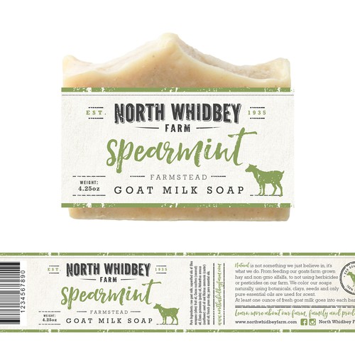 Create a striking soap label for our natural soap company with more work in the future Design por Mj.vass