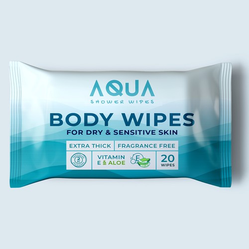 AQUA SHOWER WIPES :D Design by Design_byMe