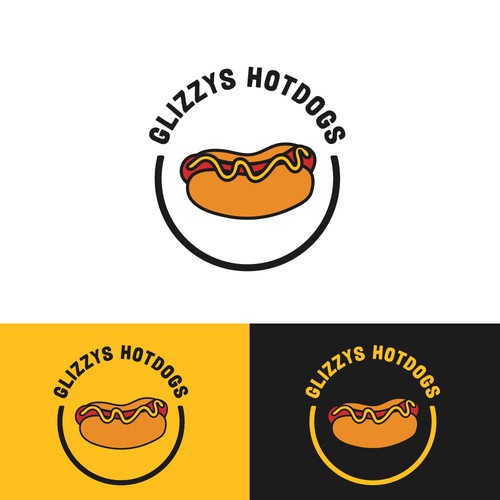Glizzys Hotdogs Design by Beyza Hilal Ataş