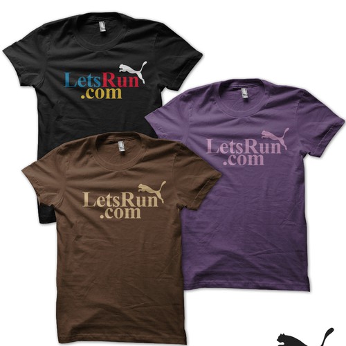 LetsRun.com Tshirt Design Contest Design by theybidukz