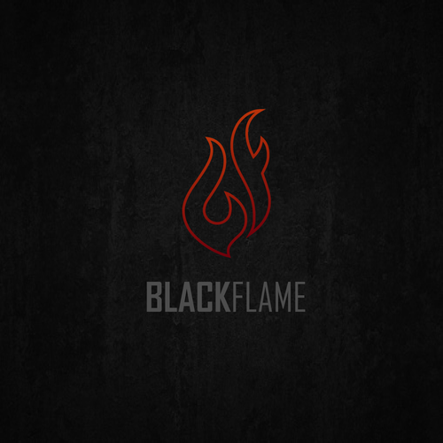 Cool, masculine Logo for company name „Black Flame” Design by Shadsign