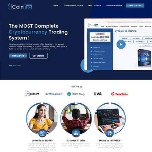 ***GUARANTEED PRIZE*** - NEW WEBSITE DESIGN FOR MLM -*****NEW***** Design by UD_Pro