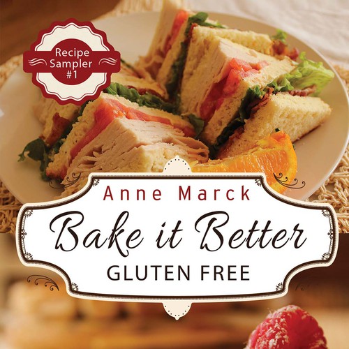 Design di Create a Cover for our Gluten-Free Comfort Food Cookbook di LilaM