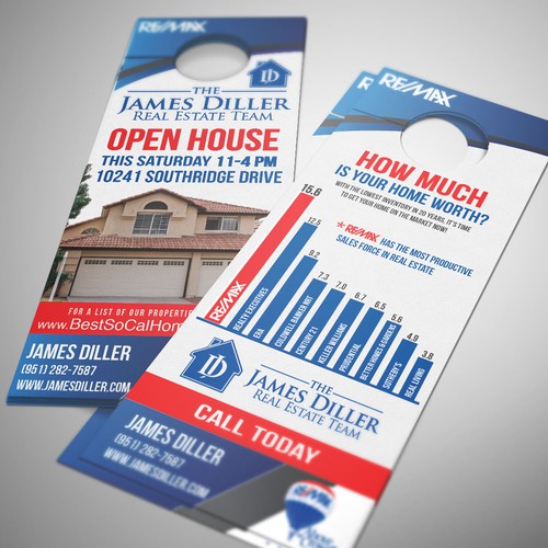 Create an amazing door hanger flyer for a top producing agent Postcard, flyer or print contest