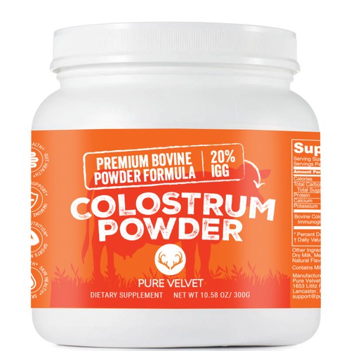 Design di Re-design Supplement Label to capture Amazon shopper attention & boost CTR - Colostrum Powder di intanamir