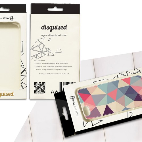 Create modern & stylish phone case packaging for high-end phone case company "disguised" Design by giuls.t