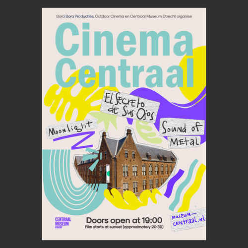 Fun Colorful And Laid Back Poster For Open Air Cinema In The Netherlands Poster Contest 99designs