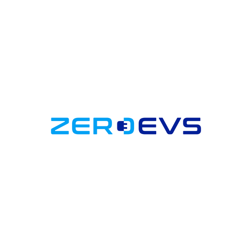 Logo for the emerging electic vehicle charger market, with a subtle emphasis on net zero Design by hacilos