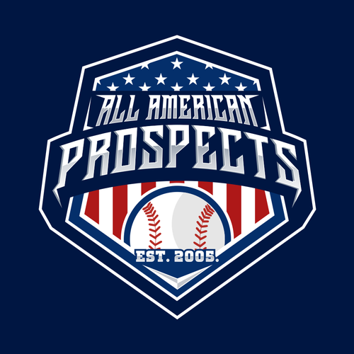 Zept'ID99™さんのAll American Prospects Baseball logo design!デザイン