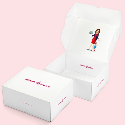 コンペ「Design Mailer Box for Mommy Hacks Monthly Subscription Box」のデザイン by MMXさん 