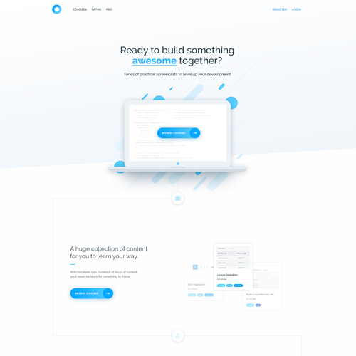 Codecourse needs an awesome new homepage Design por malzi.