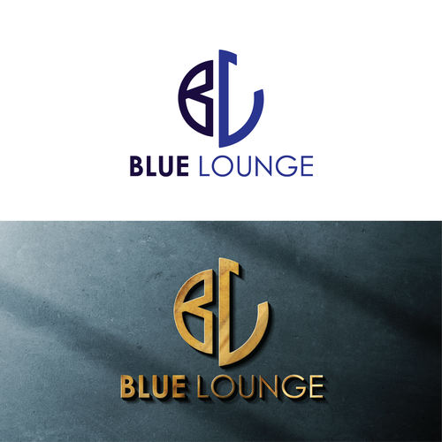 Blue lounge makeover Design by NINA GRAPHIX