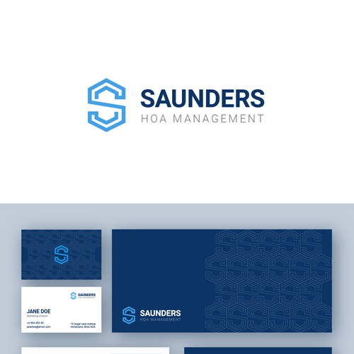 Modern Clean Logo for High Tech Real Estate Management Firm. Design by Blake Isaac (Saltd)