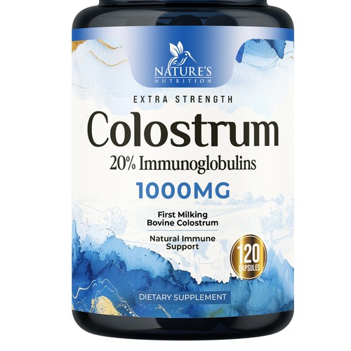 Powerful, Colostrum Design Needed for Nature's Nutrition Design by UnderTheSea™