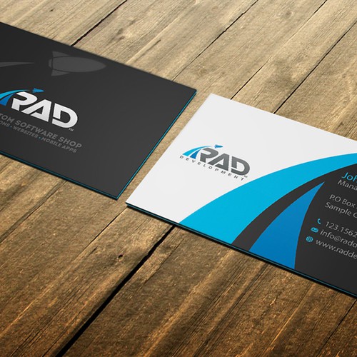 Design A Software Company Business Card You Can't Stop Looking At!! Design by conceptu