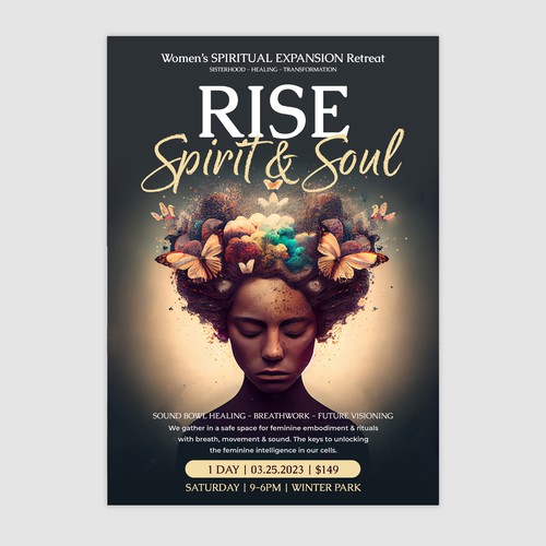 Spiritual Retreat Flyer Design by Patricia Hunt