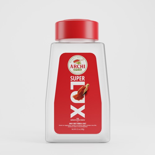 We need a modern eye catching label for a premium seasoning brand Design by Dedi Santosa