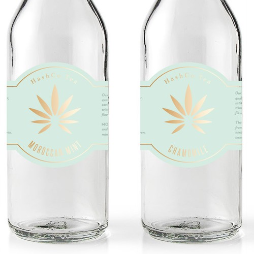 create an iced tea label for HashCo Design by stacas