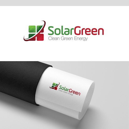 Logo for solar retailer, SolarGreen Réalisé par a g h a s h i